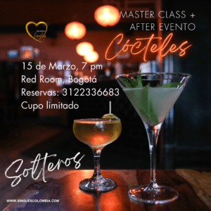 Noche de solteros y cocteles: master class 15 de marzo