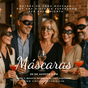Máscaras: 30 de agosto en Bogotá