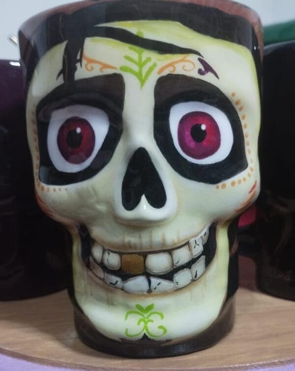 Tazas Mexicanas Pintadas a Mano - Image 2
