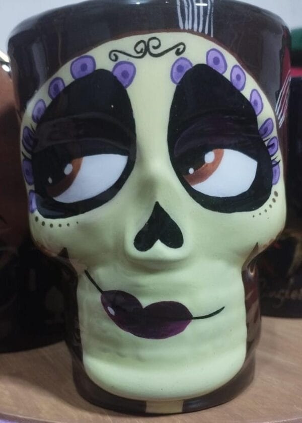 Tazas Mexicanas Pintadas a Mano - Image 3