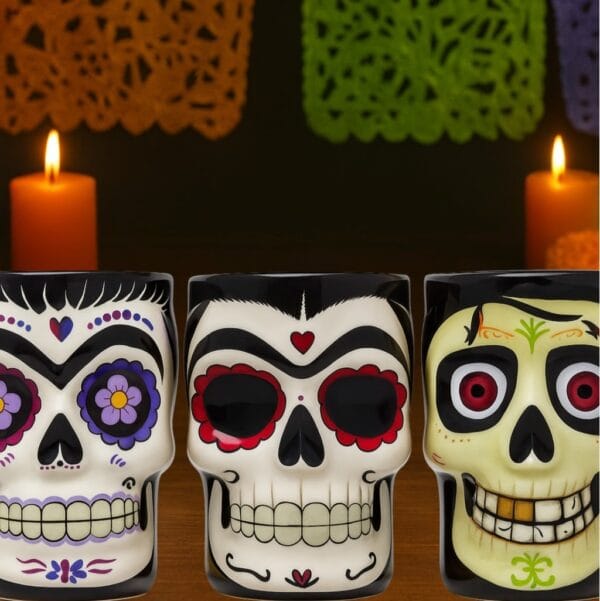 Tazas Mexicanas Pintadas a Mano