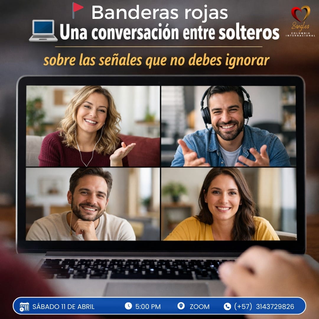 Evento virtual para solteros: 11 de abril