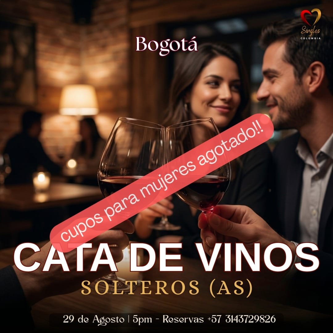 Bogotá 29 de agosto: cata de vinos