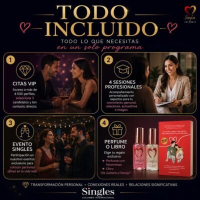 Paquete élite todo incluido: (Para candidatos nuevos y residentes fuera de Colombia/Extranjeros)
