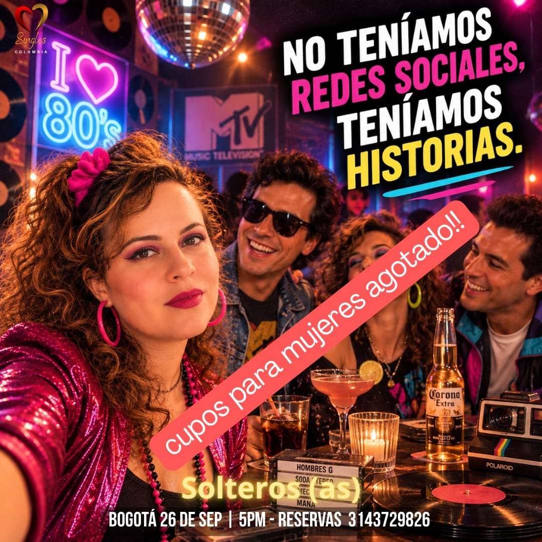 Recuerdos & Conexiones · Especial 80's y 90's — Bogotá, 26 de septiembre