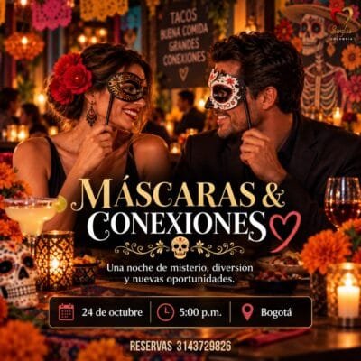Bogotá 24 de octubre: MÁSCARAS & CONEXIONES